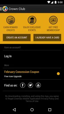 Regal Cinemas android App screenshot 0