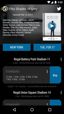 Regal Cinemas android App screenshot 2